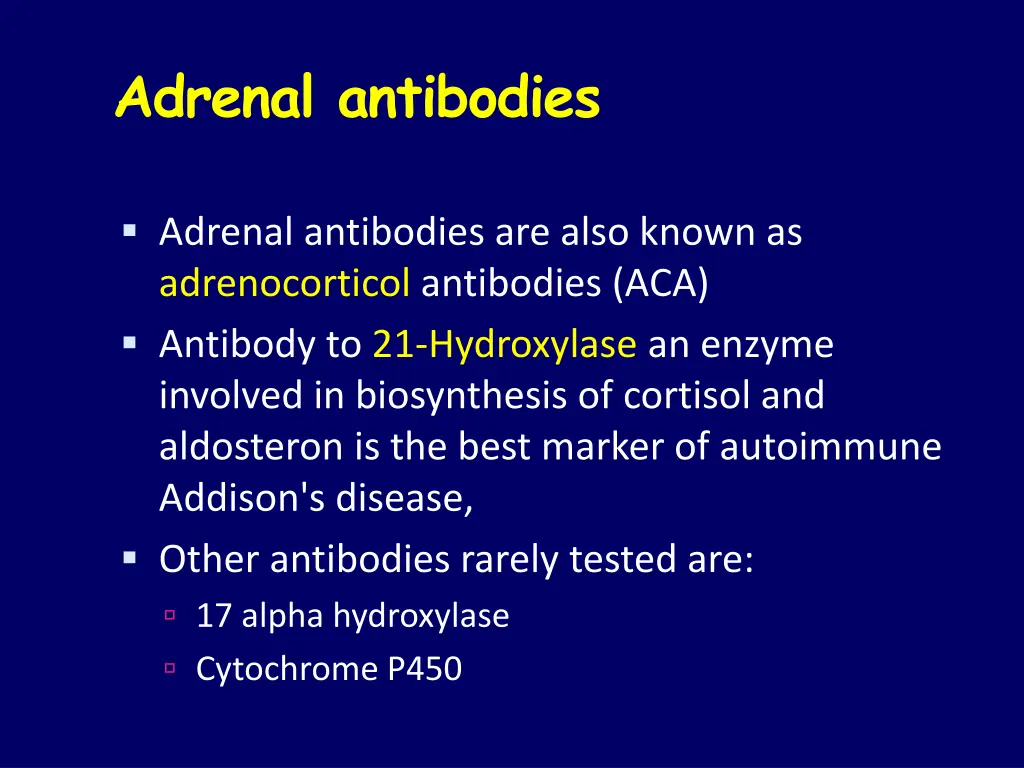 adrenal antibodies