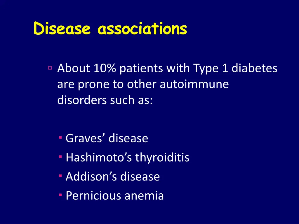 disease associations