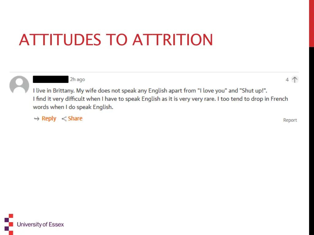 attitudes to attrition 2