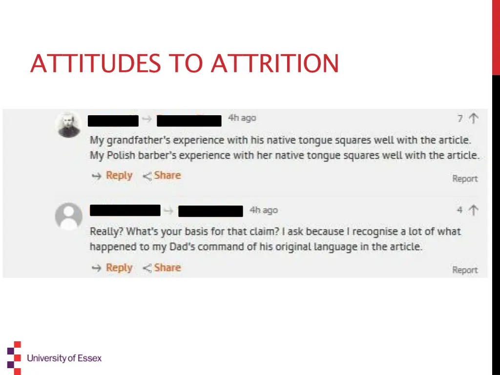 attitudes to attrition 7