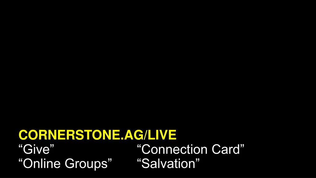 cornerstone ag live give online groups