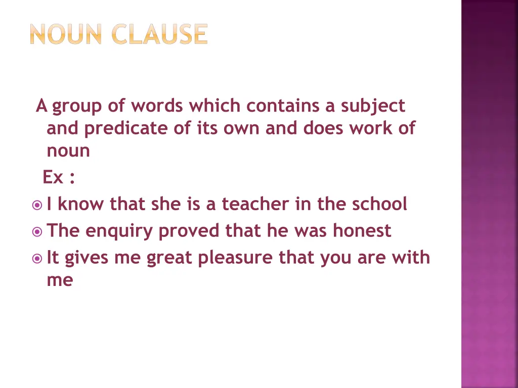 noun clause