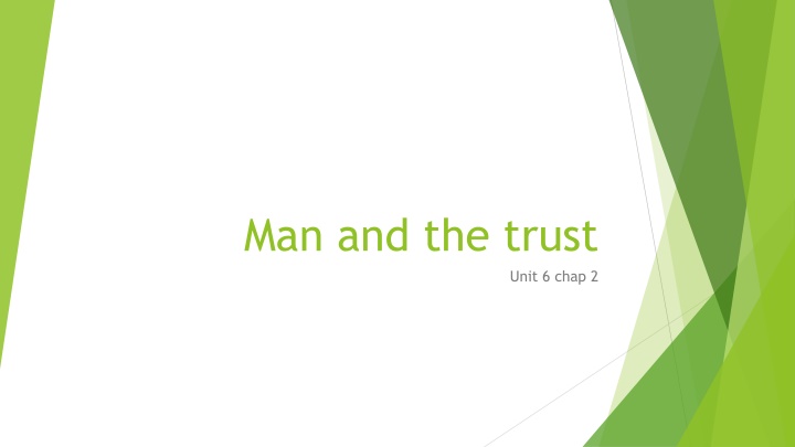 man and the trust