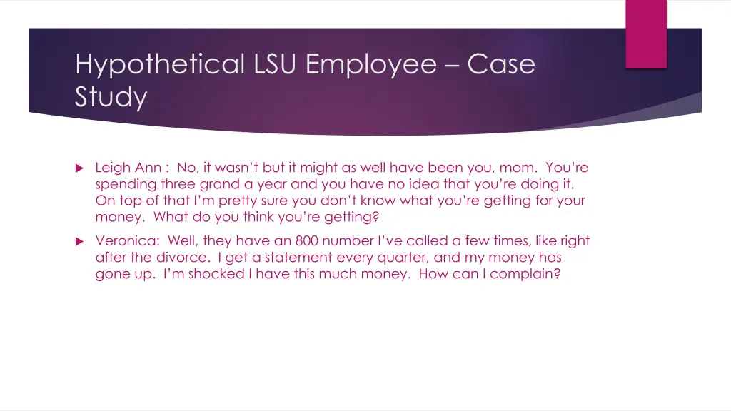 hypothetical lsu employee case study 4