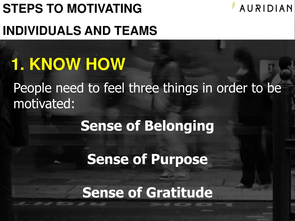 steps to motivating