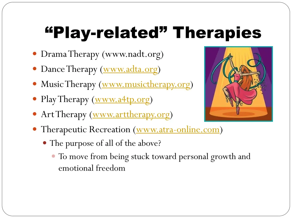 play related therapies