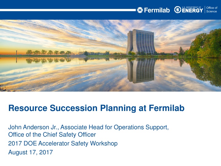 resource succession planning at fermilab