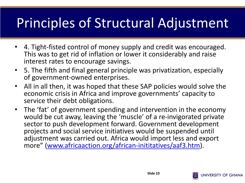 principles of structural adjustment 1