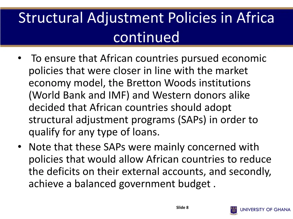 structural adjustment policies in africa 2