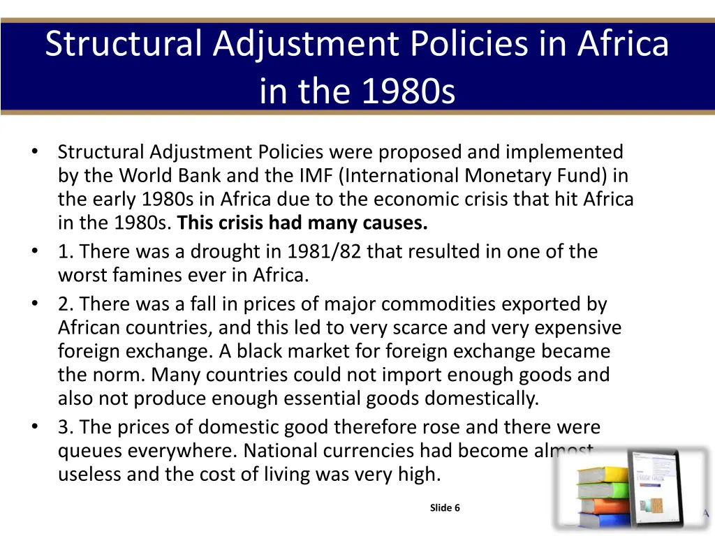 structural adjustment policies in africa