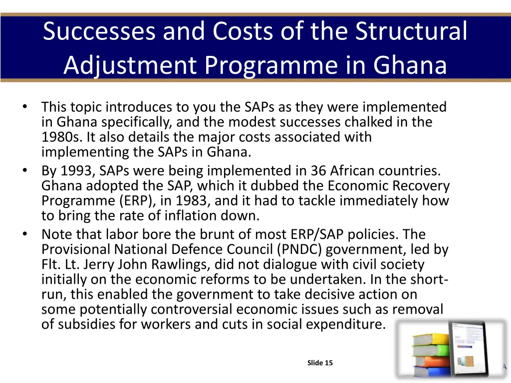 successes and costs of the structural adjustment