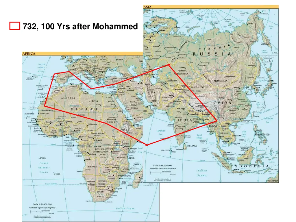 732 100 yrs after mohammed