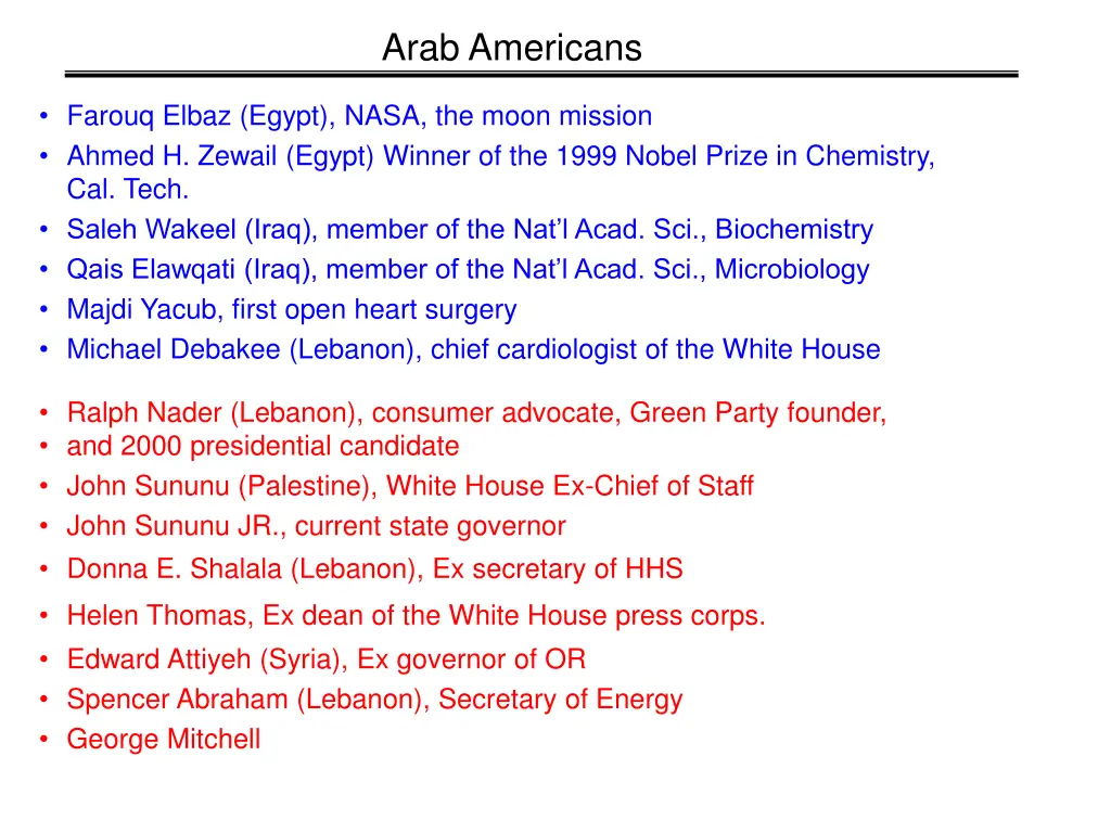 arab americans