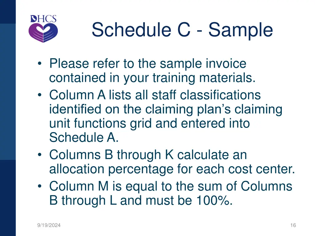 schedule c sample