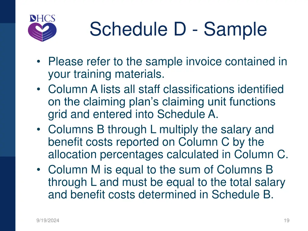 schedule d sample