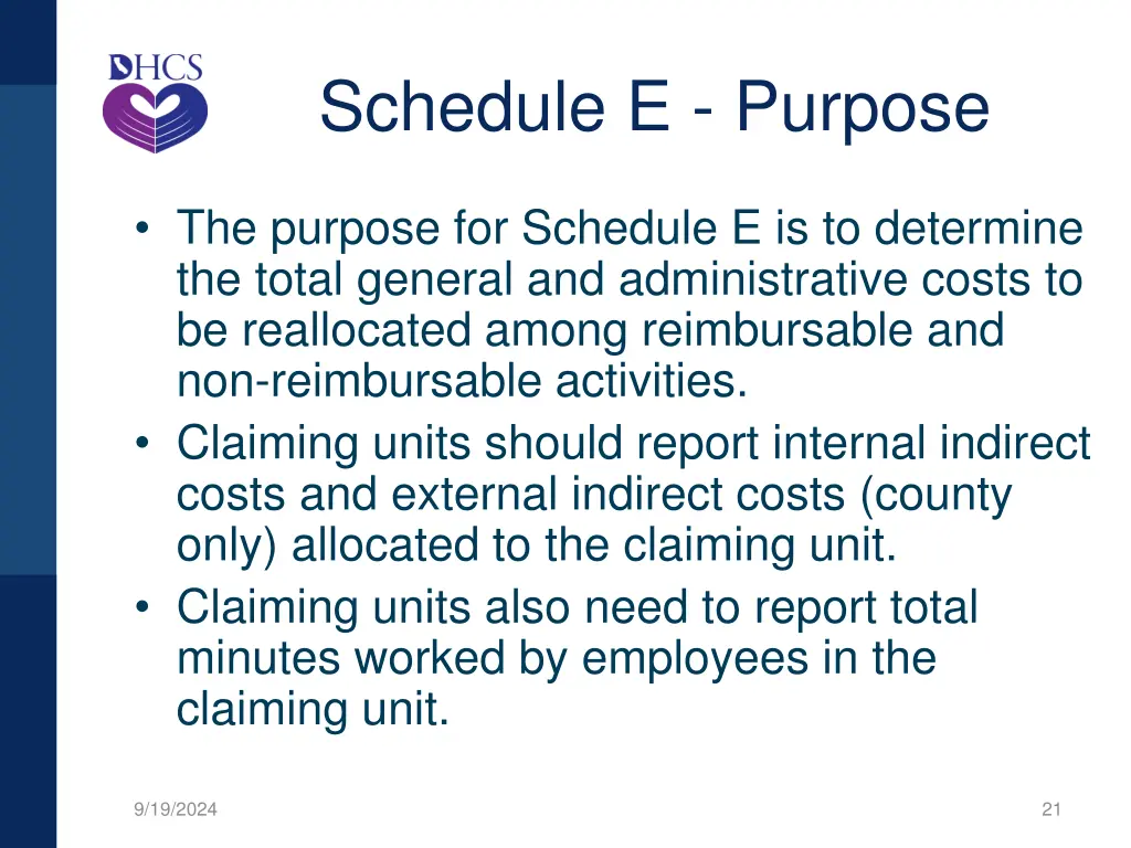 schedule e purpose