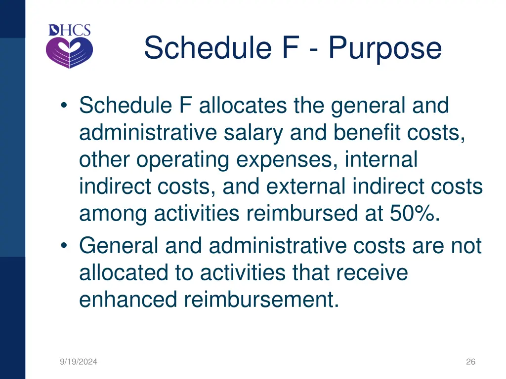 schedule f purpose