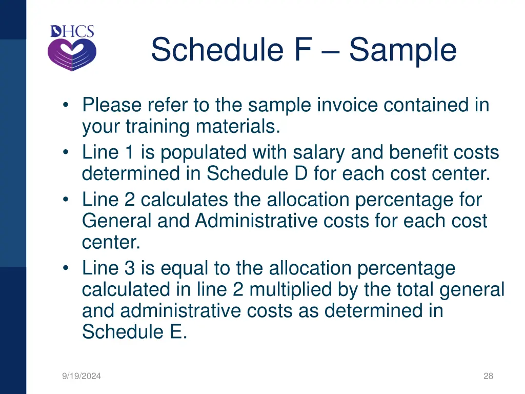 schedule f sample