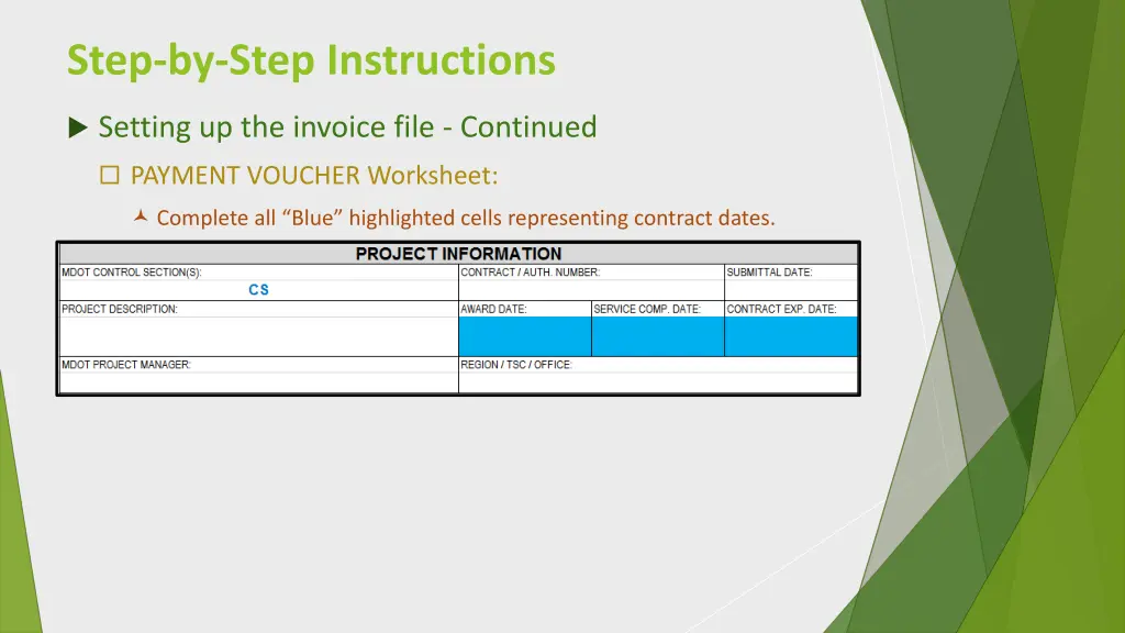 step by step instructions 3