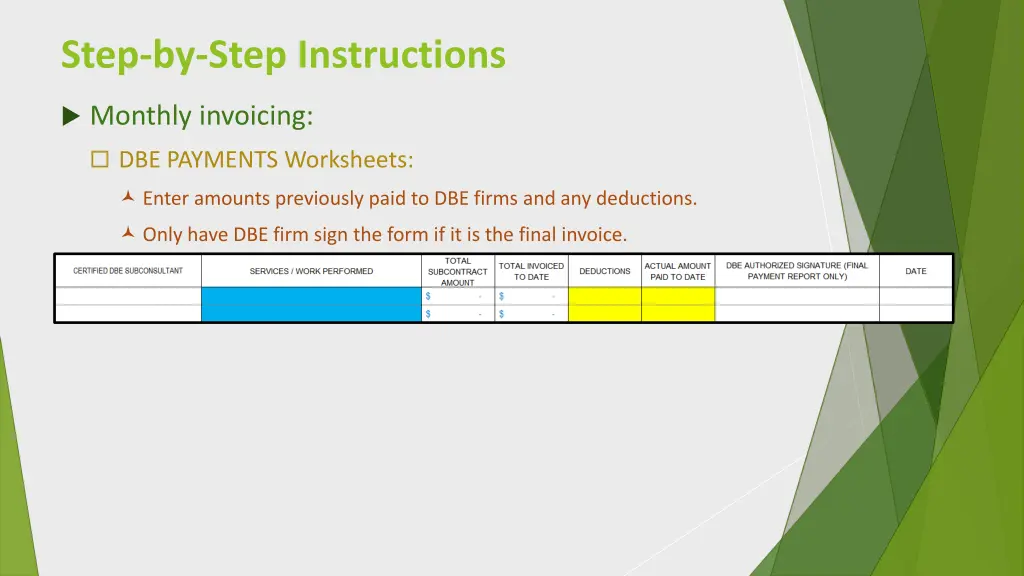 step by step instructions 9