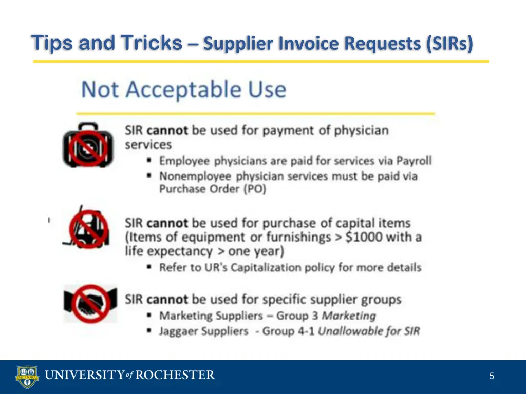 tips and tricks supplier invoice requests sirs 3