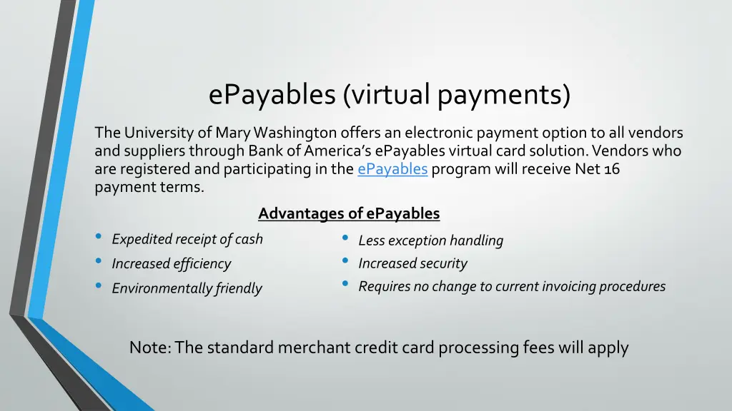 epayables virtual payments