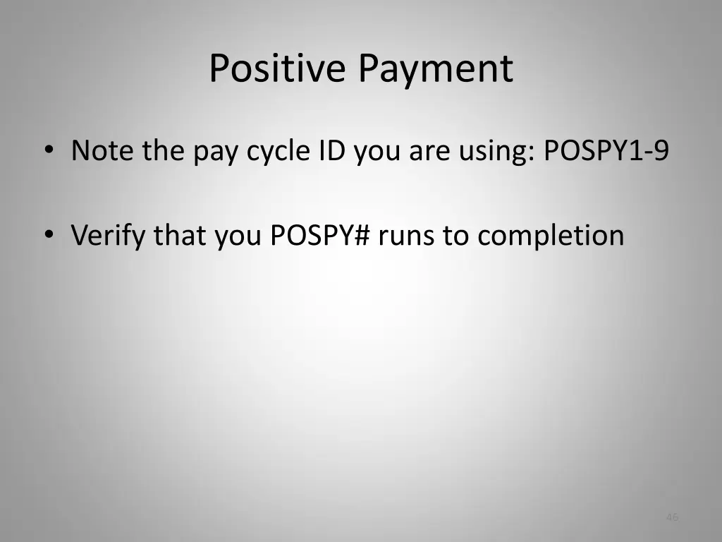 positive payment 1