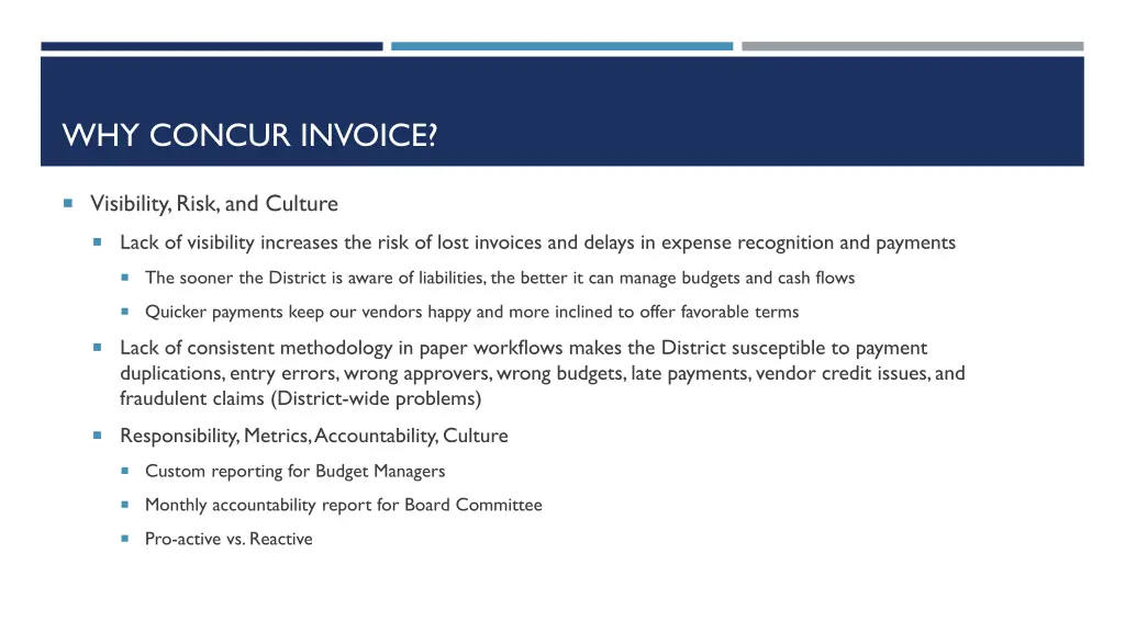 why concur invoice