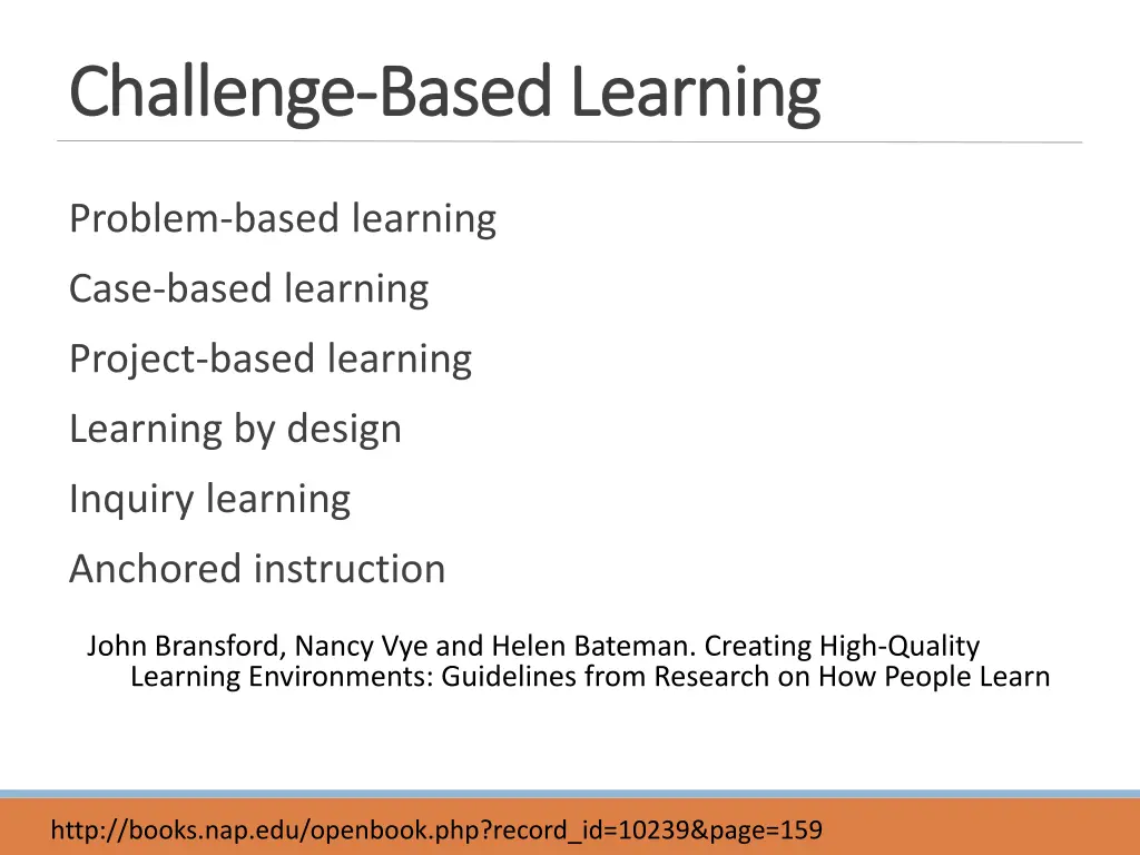 challenge challenge based learning based learning