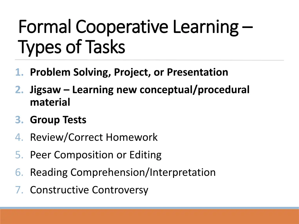 formal cooperative learning formal cooperative