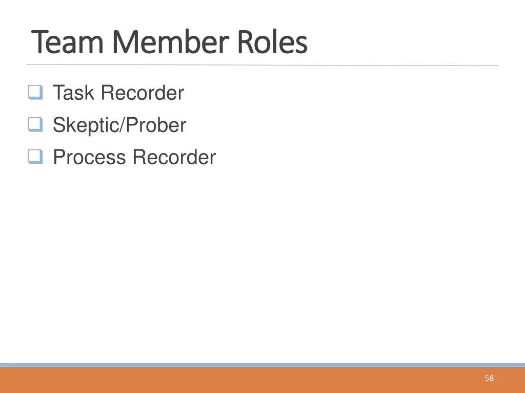 team member roles team member roles