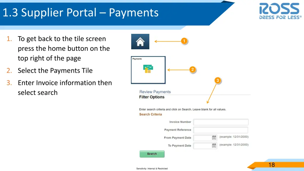 1 3 supplier portal payments