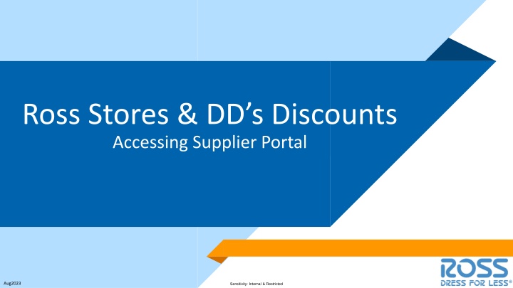 ross stores dd s discounts accessing supplier