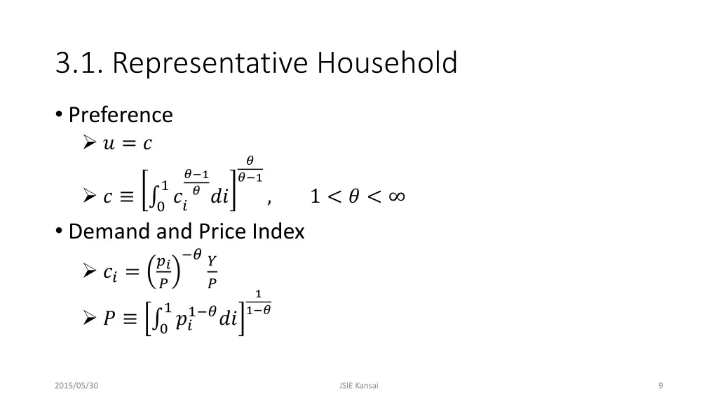 3 1 representative household