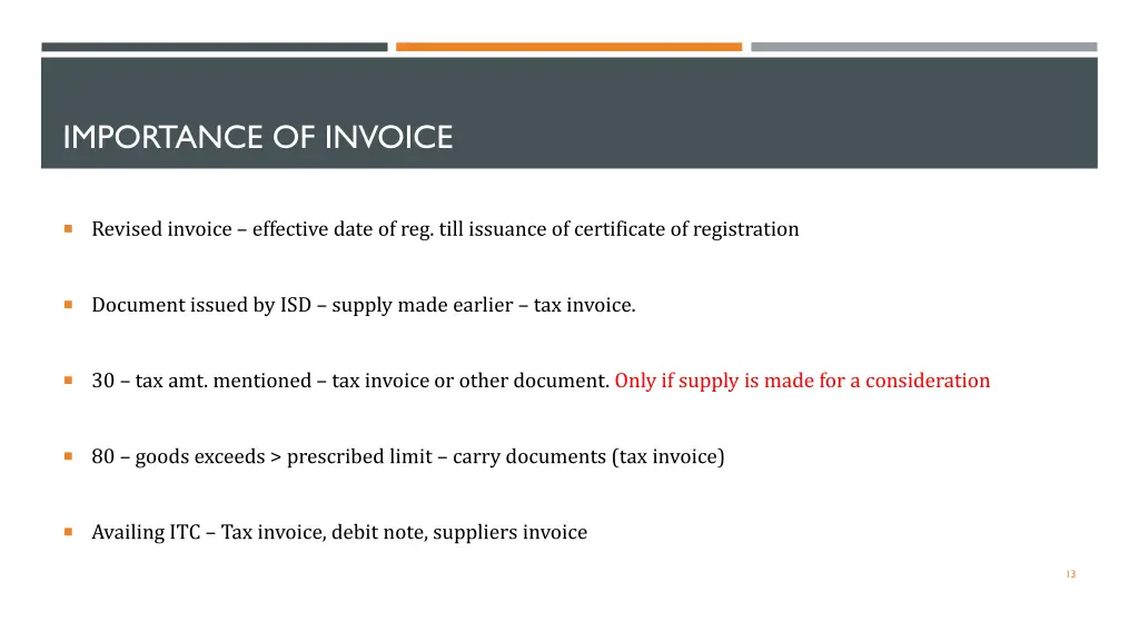 importance of invoice