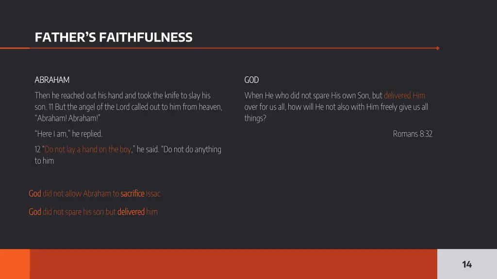 father s faithfulness