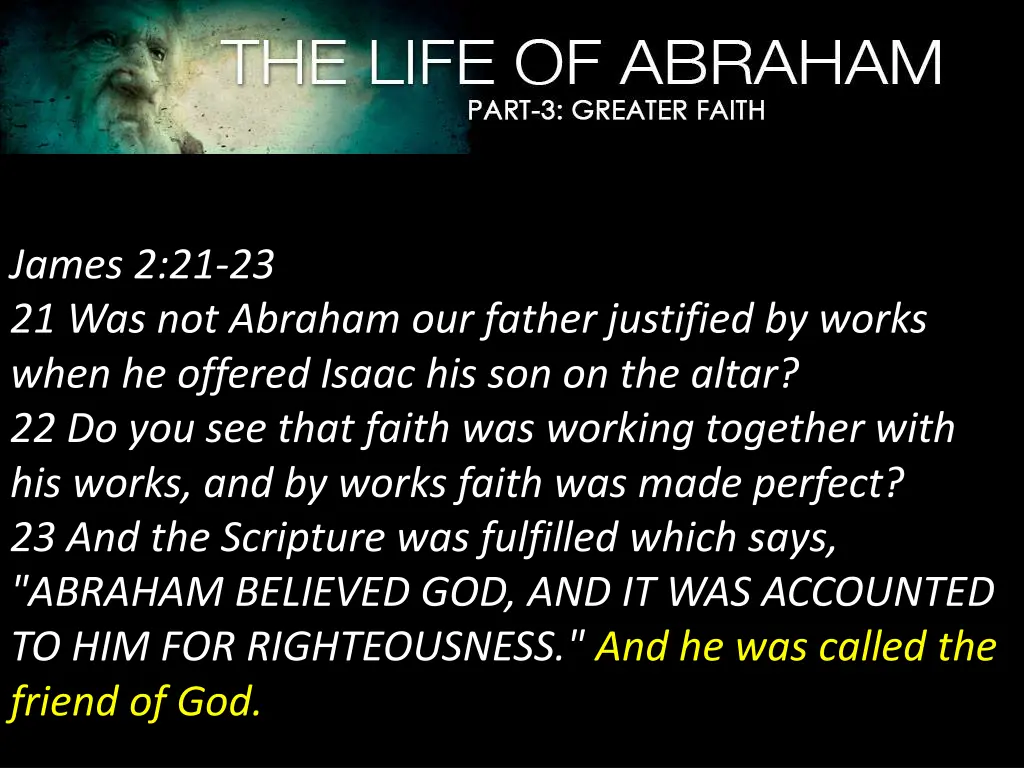 james 2 21 23 21 was not abraham our father