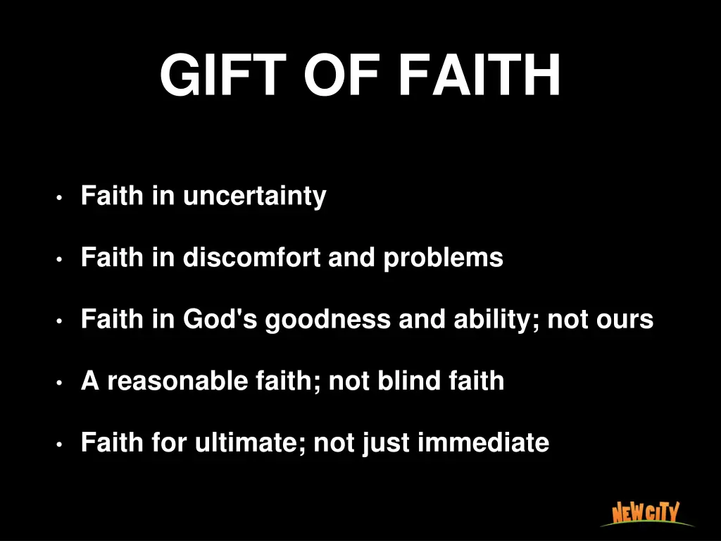 gift of faith