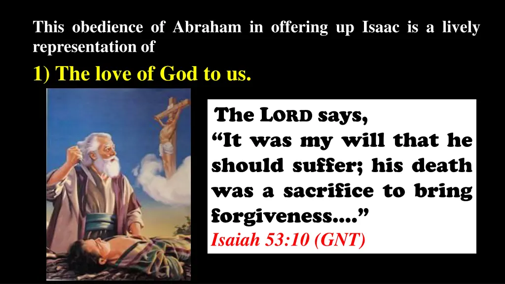 this obedience of abraham in offering up isaac