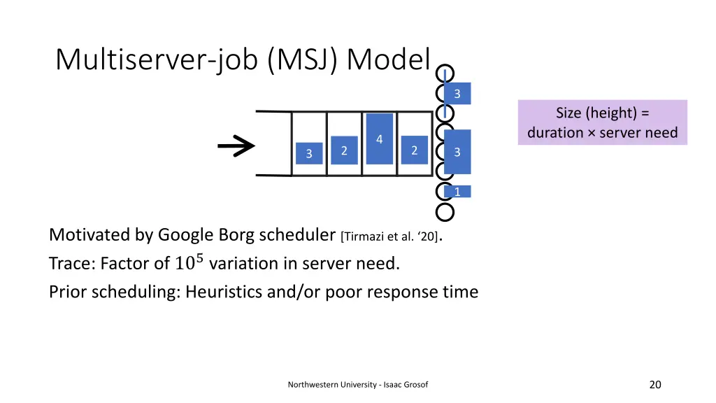 multiserver job msj model