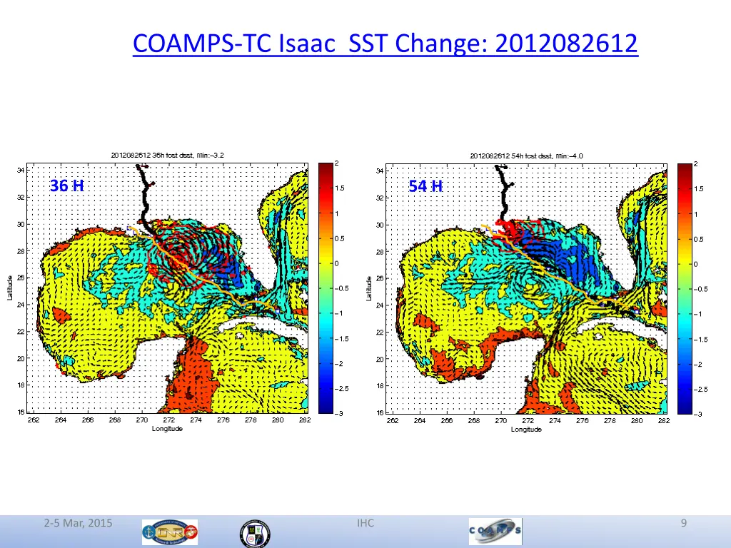 coamps tc isaac sst change 2012082612