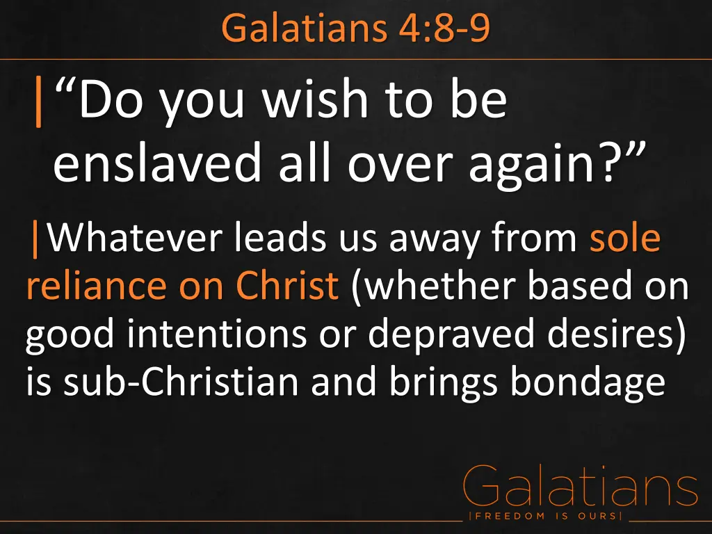 galatians 4 8 9 2