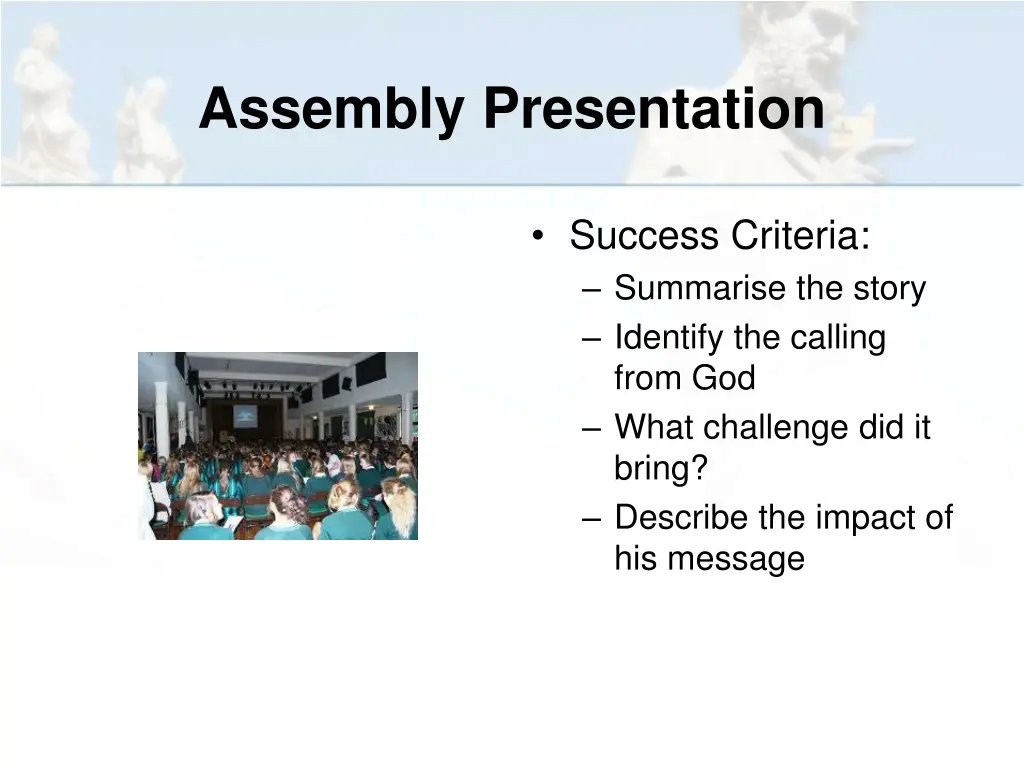 assembly presentation 1