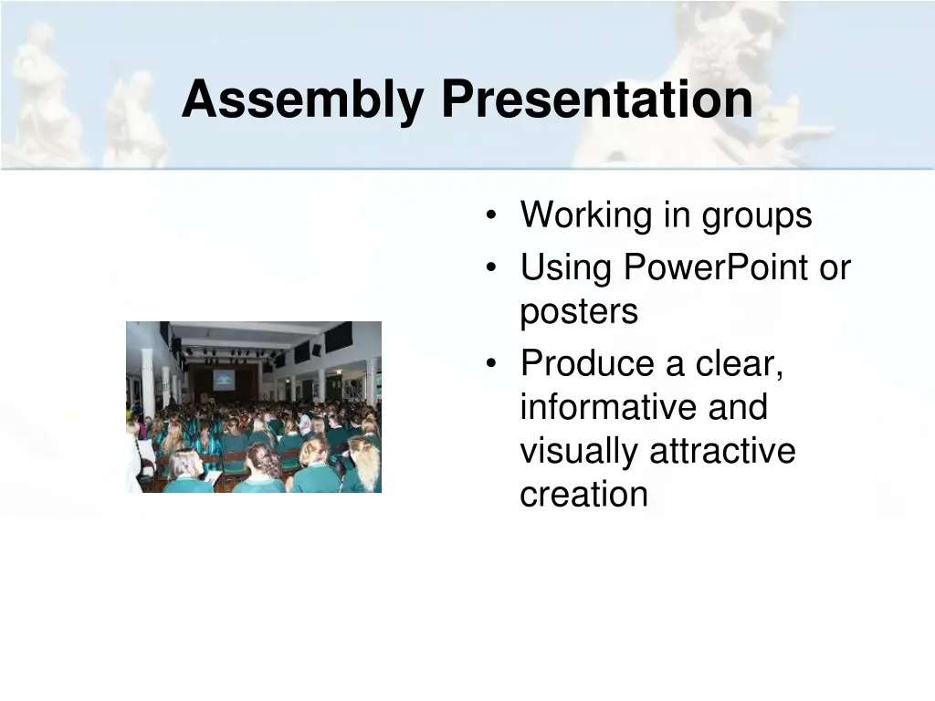 assembly presentation