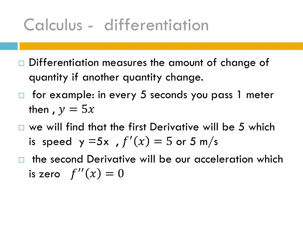 calculus differentiation