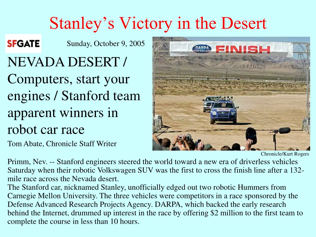 stanley s victory in the desert