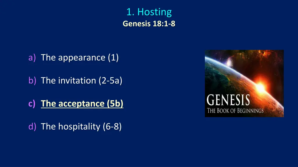 1 hosting genesis 18 1 8 3