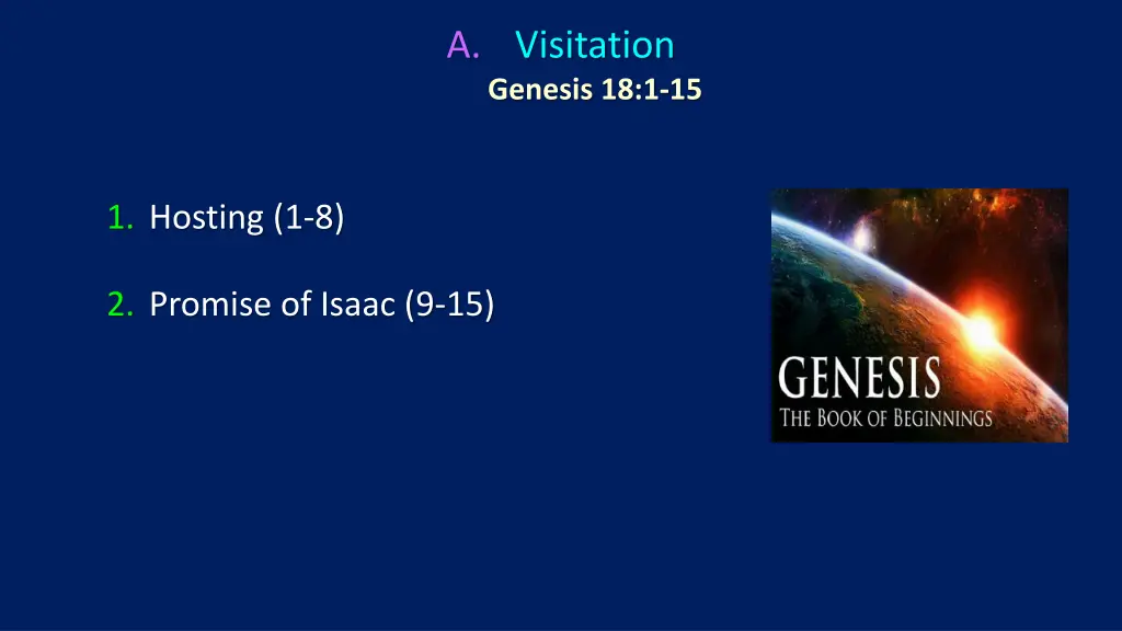 a visitation genesis 18 1 15