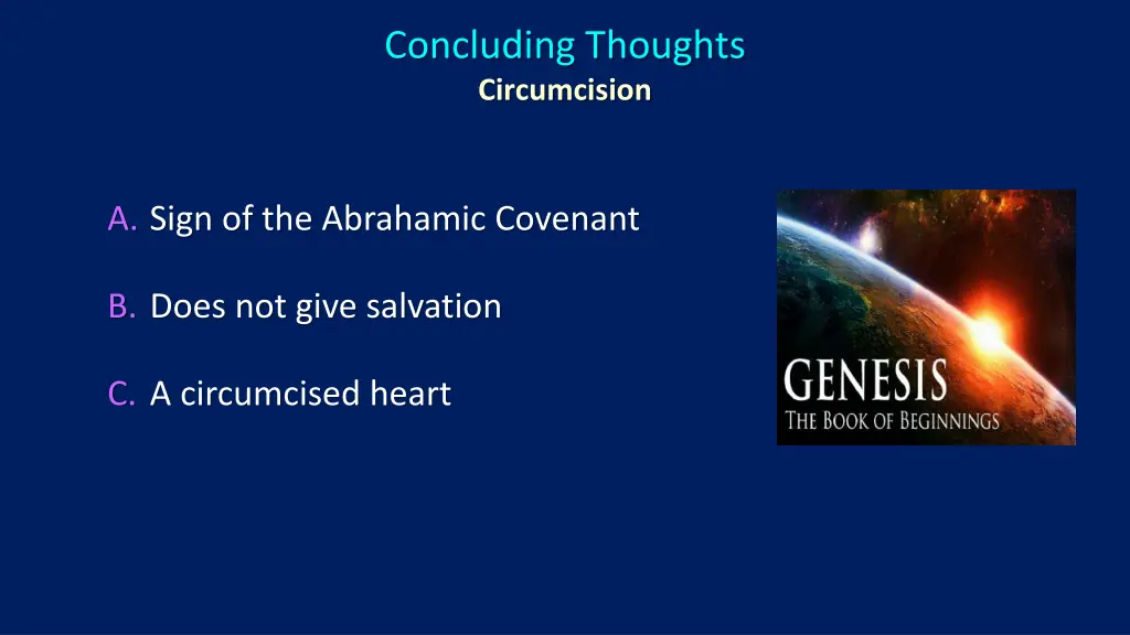 concluding thoughts circumcision