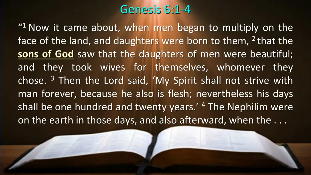 genesis 6 1 4